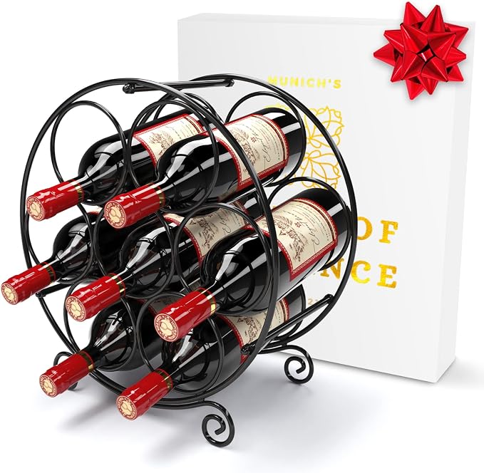 Munich's House Of Elegance Metal Wine Rack